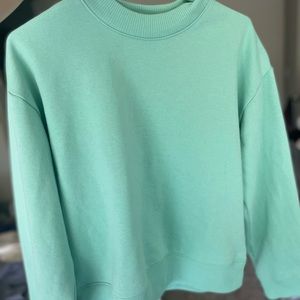 Sea-foam green crewneck